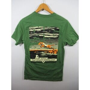 NEW Columbia Performance Hunting Gear T-Shirt Men Small Green Short Sleeve